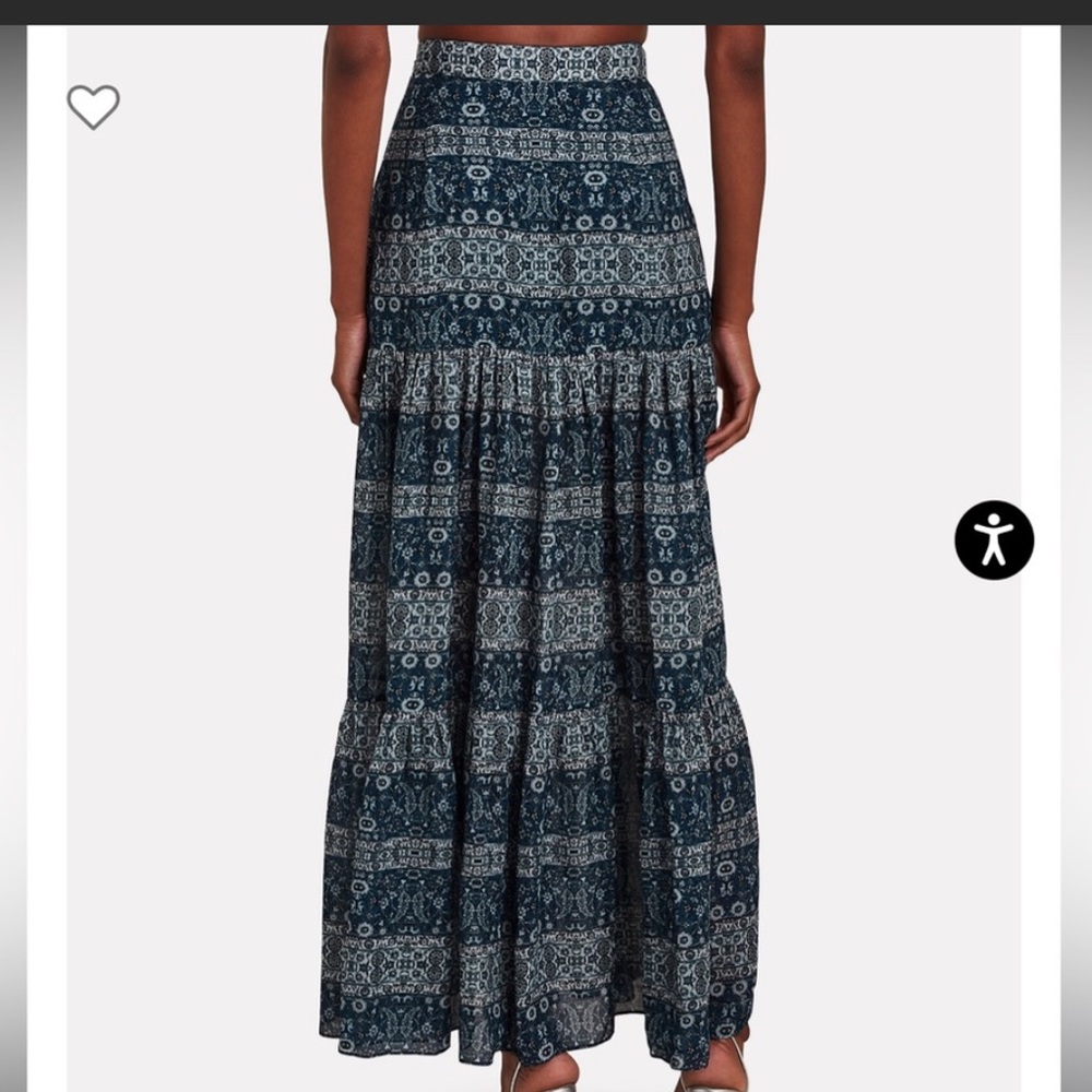 NWT Intermix Aggie tiered skirt in size 0